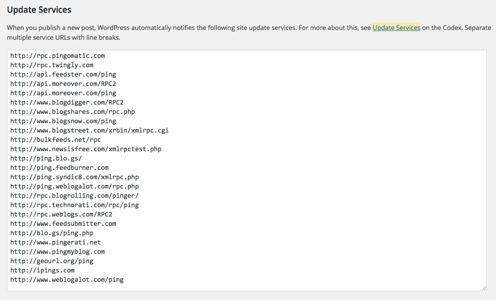 Wordpress-Update-Services