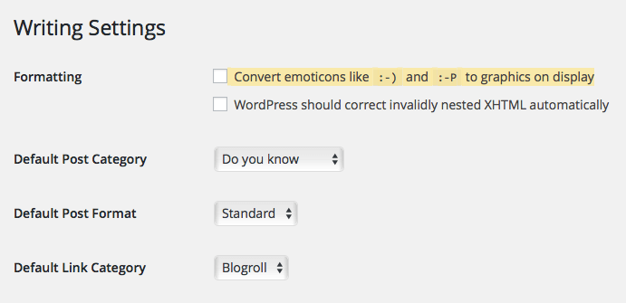 ปิดระบบ Convert emoticons